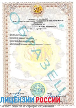 Образец сертификата соответствия (приложение) Кострома Сертификат ISO 14001